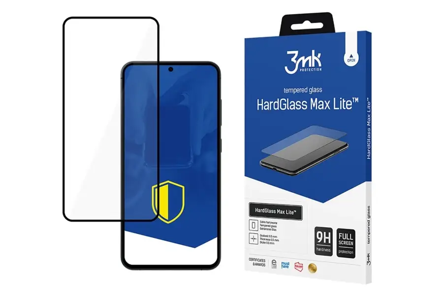 Szkło hartowane do Samsung Galaxy S25 3mk HardGlass Max Lite z czarną ramką